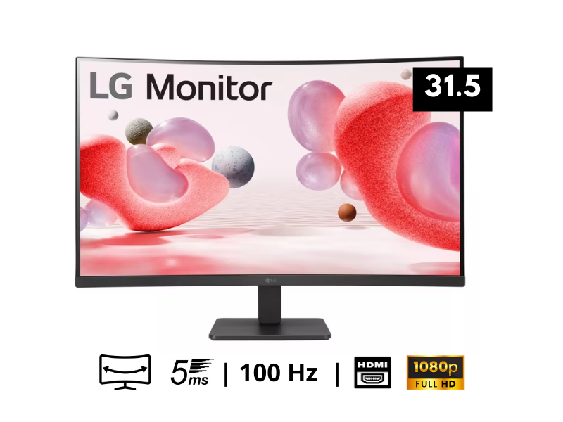 MONITOR LG LED CURVO 32MR50C 1920 X 1080 100HZ D-SUB/ HDMI 32